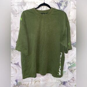 Puma X Rihanna Fenty women’s short sleeve crew neck t-shirt green size small 